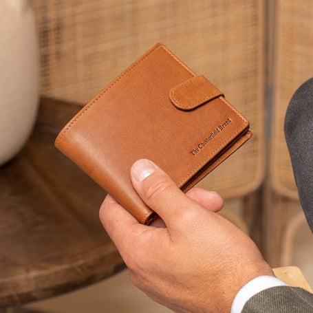 Curtis Full-Grain Portafoglio in Pelle da Uomo – Vista prodotto alternativa 2