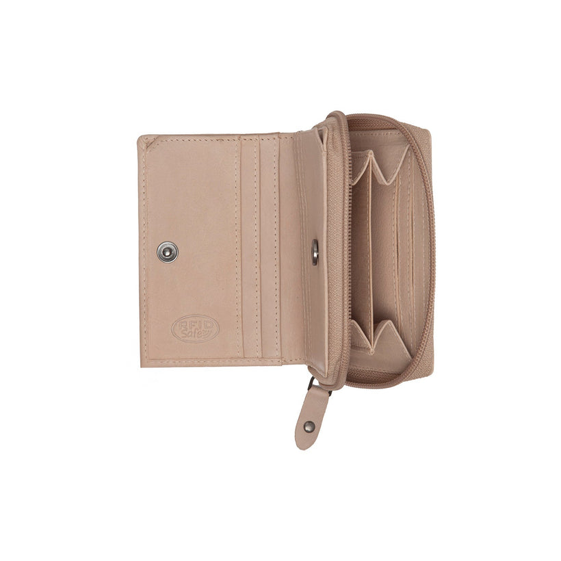 Floren Full-Grain Portafoglio in Pelle da Donna