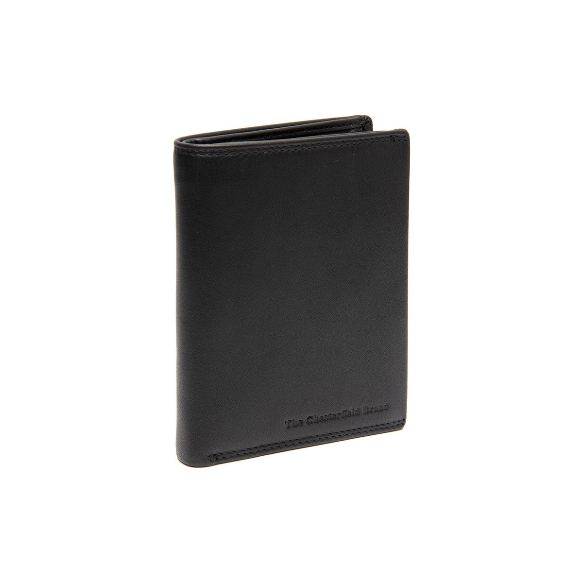 Hanson Full-Grain Portafoglio in Pelle da Uomo in Classic 100% Full-Grain Leather - Full Exterior Front Profile View | Acquista online
