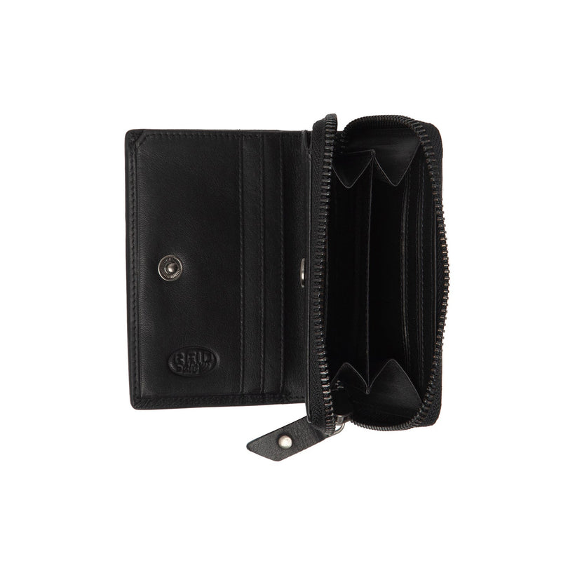 Lenwick Full-Grain Portafoglio in Pelle da Donna