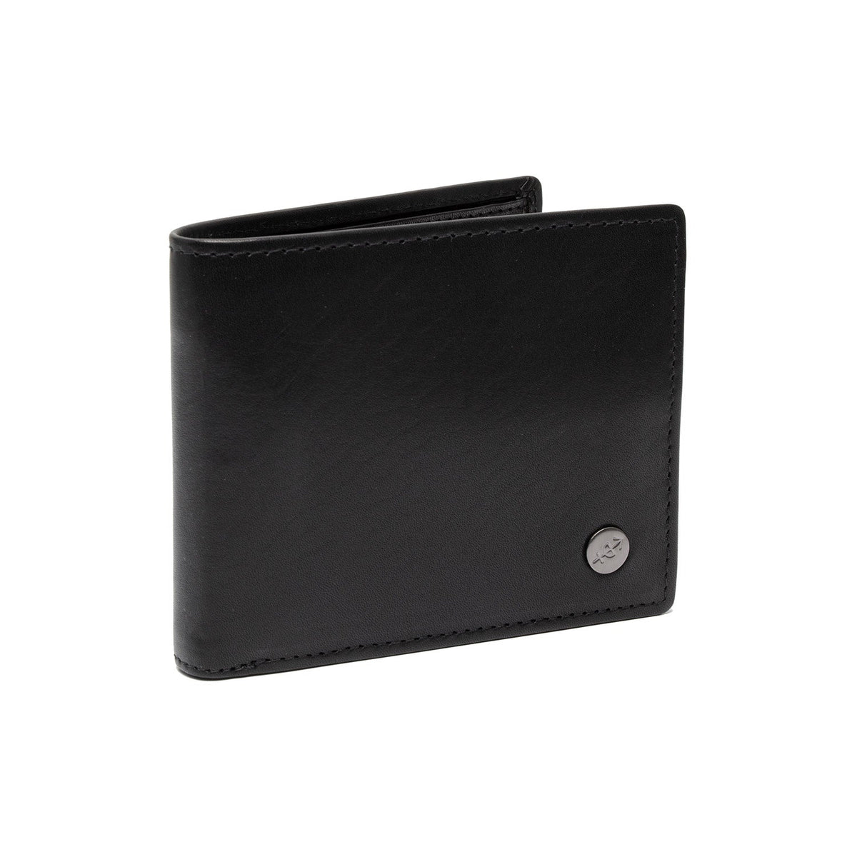 Positano Full-Grain Portafoglio in Pelle da Uomo in Tan 100% Full-Grain Leather - Full Exterior Front Profile View | Acquista online
