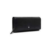 Rivalto Full-Grain Portafoglio in Pelle da Donna in Classic 100% Full-Grain Leather - Full Exterior Front Profile View | Acquista online