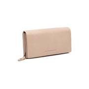 Valetta Full-Grain Portafoglio in Pelle da Donna in Classic 100% Full-Grain Leather - Full Exterior Front Profile View | Acquista online