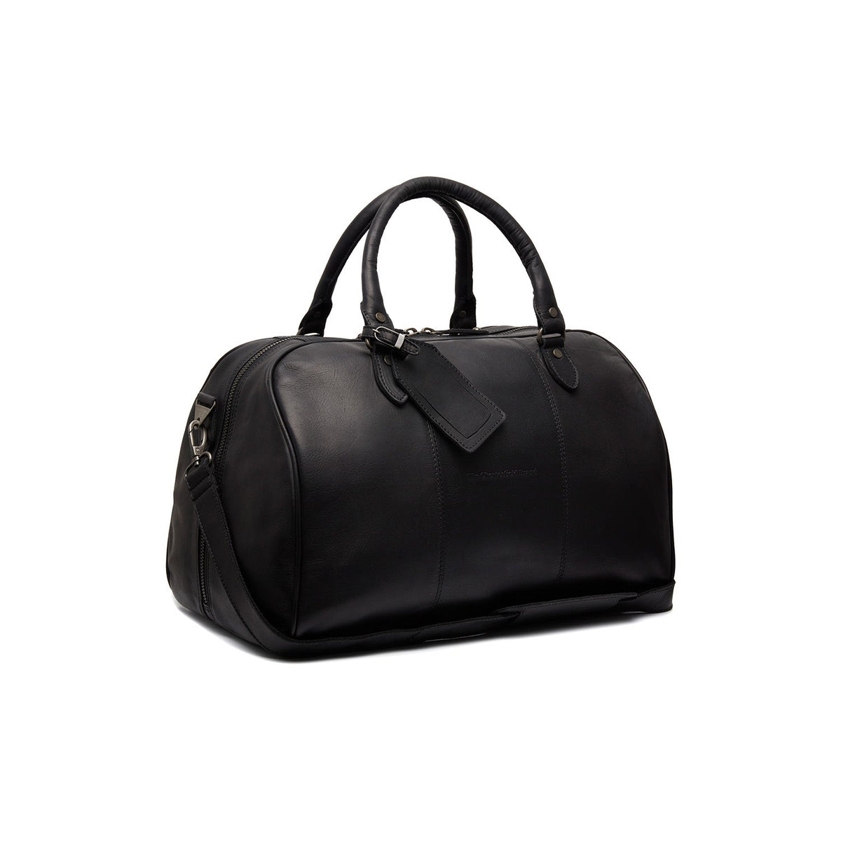 
Liam Borsone da weekend in pelle pieno fiore in classica vera pelle pieno fiore 100% - Full Exterior Vista frontale e silhouette sartoriale | Acquista online