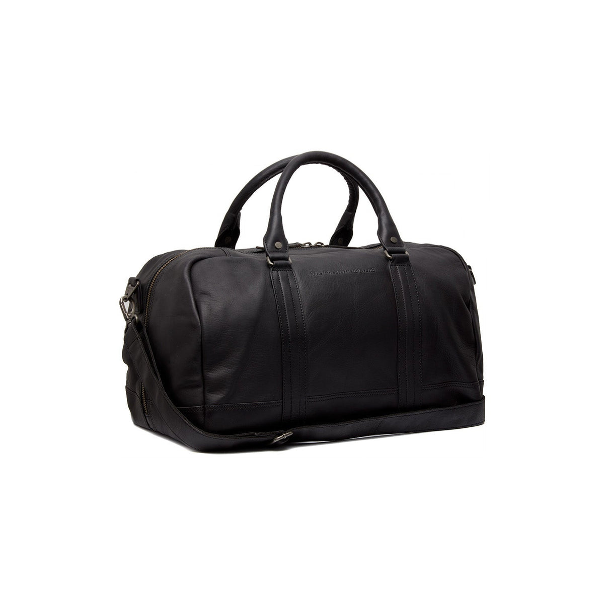 Perth Full-Grain Leather Weekender Bag da Donna in Classic 100% Full-Grain Leather - Full Exterior Front Profile View | Acquista online