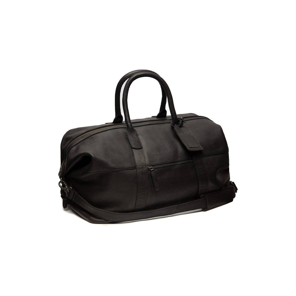 
Portsmouth Borsone da weekend in pelle pieno fiore in classica vera pelle pieno fiore 100% - Full Exterior Vista frontale e silhouette sartoriale | Acquista online