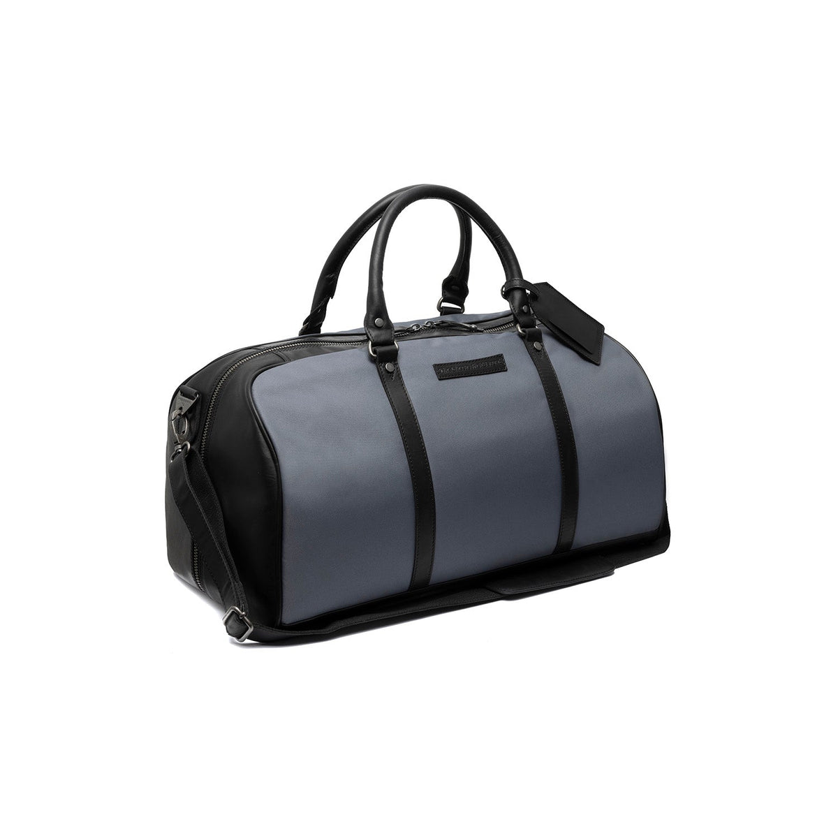 Tornio Full-Grain Leather Weekender Bag da Donna in Classic 100% Full-Grain Leather - Full Exterior Front Profile View | Acquista online
