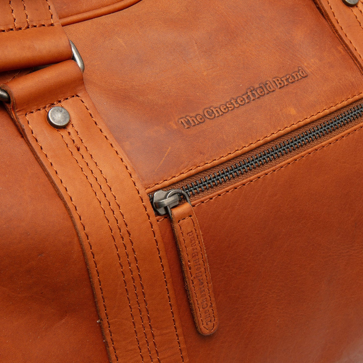 Volenza Full-Grain Leather Weekender Bag da Donna – Vista prodotto alternativa 3