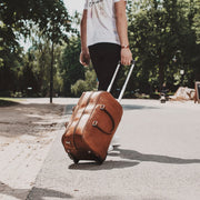 Leather Weekender Trolley Jayven da Donna – Vista prodotto alternativa 2