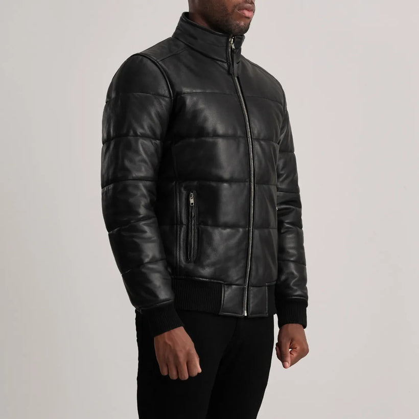 Lucas Bomber in Pelle da Uomo
