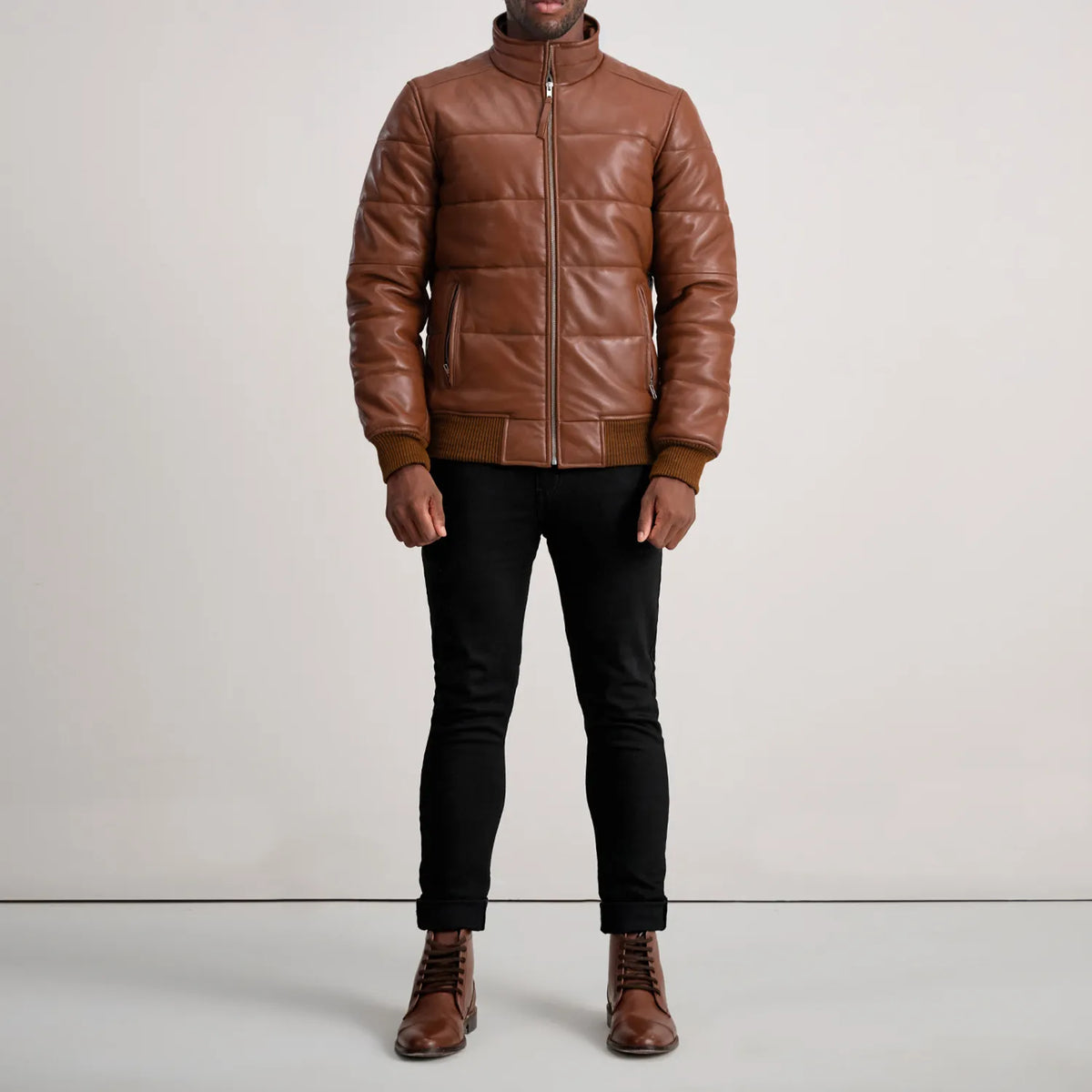 Lucas Bomber in Pelle da Uomo – Vista prodotto alternativa 3
