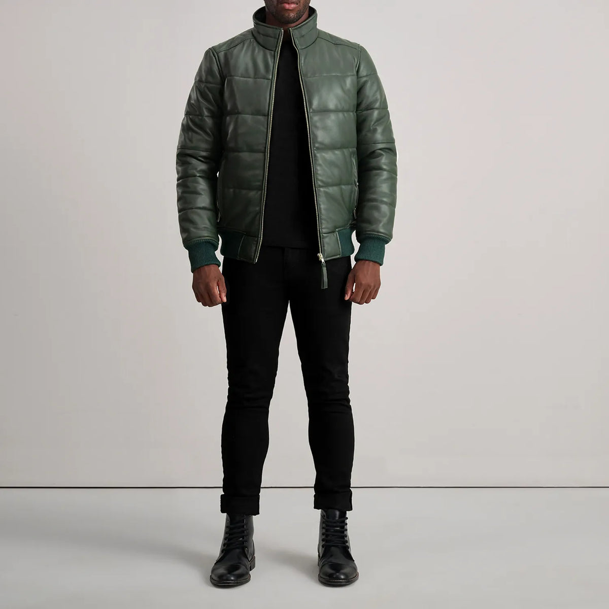 Lucas Bomber in Pelle da Uomo – Vista prodotto alternativa 3