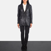 Marilyn Blazer in Pelle da Donna – Vista prodotto alternativa 3