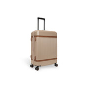 Medium Suitcase Zuna da Donna in Classic 100% Full-Grain Leather - Vista frontale e linea su misura | Acquista online