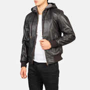 Nintenzo Bomber in Pelle da Uomo – Vista prodotto alternativa 6