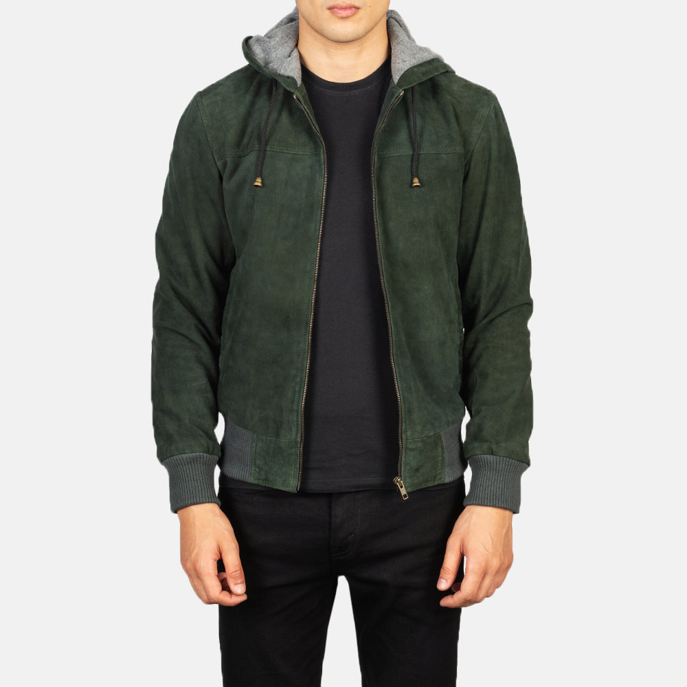 Nintenzo Bomber in Pelle da Uomo – Vista prodotto alternativa 1