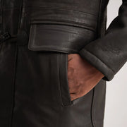 Nolan Cappotto in Pelle da Uomo – Vista prodotto alternativa 6