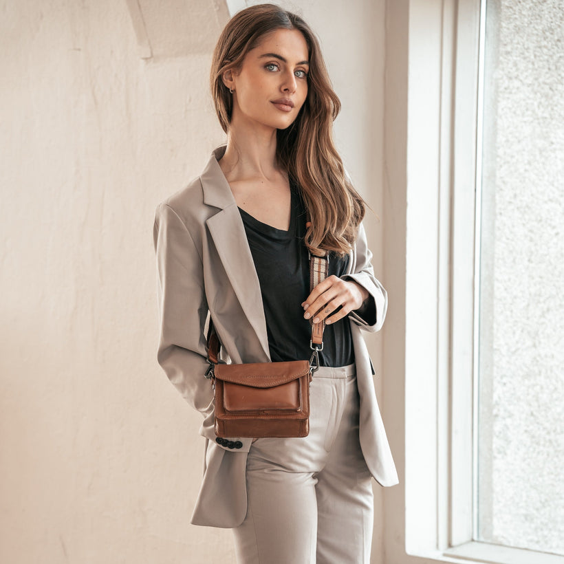Beige Shoulder Strap da Donna