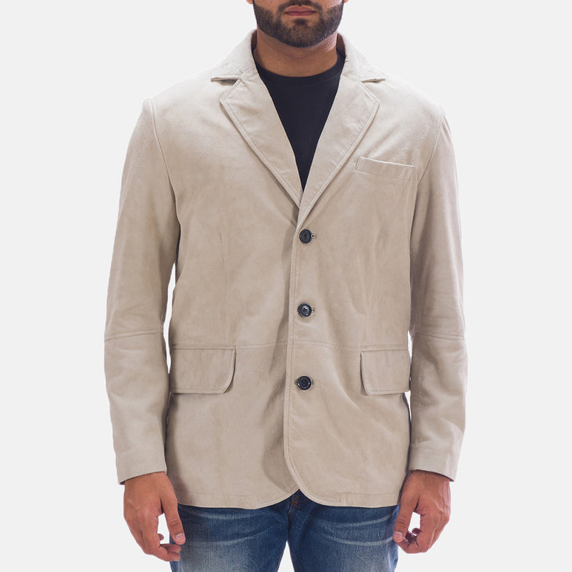 Professor By Day Suede Blazer in Pelle da Uomo