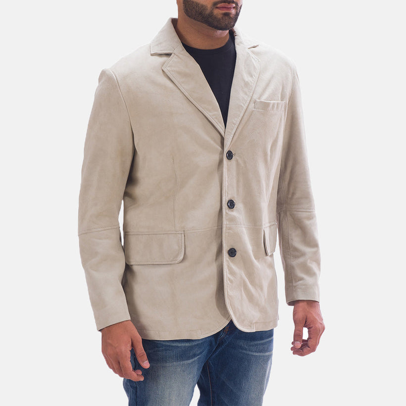 Professor By Day Suede Blazer in Pelle da Uomo