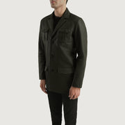 Ray Cutler Giacca in Pelle da Uomo – Vista prodotto alternativa 2