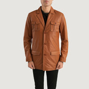 Ray Cutler Giacca in Pelle da Uomo – Vista prodotto alternativa 1