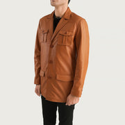 Ray Cutler Giacca in Pelle da Uomo – Vista prodotto alternativa 2