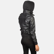 
Roslyn Hooded Bomber in Pelle da Donna – alternate product view 5