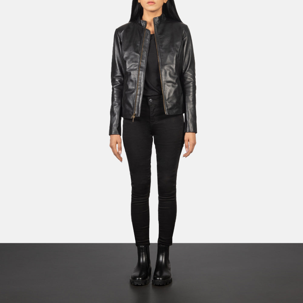 
Rumella Giacca Biker in Pelle da Donna – alternate product view 3