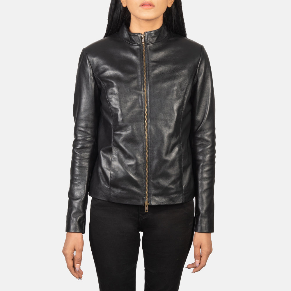 
Rumella Giacca Biker in Pelle da Donna – alternate product view 4