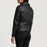 
Rumy Marrone Rossiccio Giacca Biker in Pelle da Donna – alternate product view 5