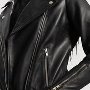 
Rumy Marrone Rossiccio Giacca Biker in Pelle da Donna – alternate product view 6