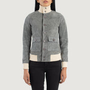 
Sasha A1 Bomber in Pelle da Donna – alternate product view 4