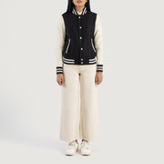 Savant Varsity Giacca in Pelle da Donna – Vista alternativa 3
