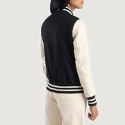 Savant Varsity Giacca in Pelle da Donna – Vista alternativa 5