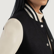 Savant Varsity Giacca in Pelle da Donna – Vista alternativa 6