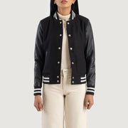 Savant Varsity Giacca in Pelle da Donna – Vista alternativa 1