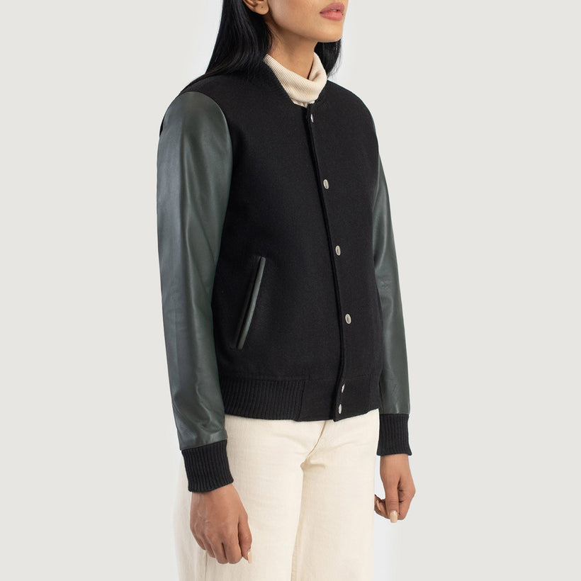 Savant Varsity Giacca in Pelle da Donna