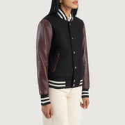 Savant Varsity Giacca in Pelle da Donna – Vista alternativa 2