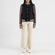 Savant Varsity Giacca in Pelle da Donna – Vista alternativa 3