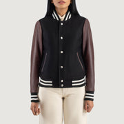 Savant Varsity Giacca in Pelle da Donna – Vista alternativa 4