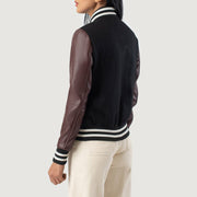 Savant Varsity Giacca in Pelle da Donna – Vista alternativa 5