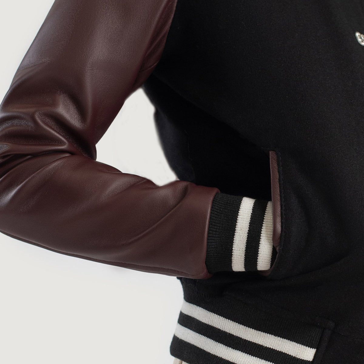 Savant Varsity Giacca in Pelle da Donna – Vista alternativa 6