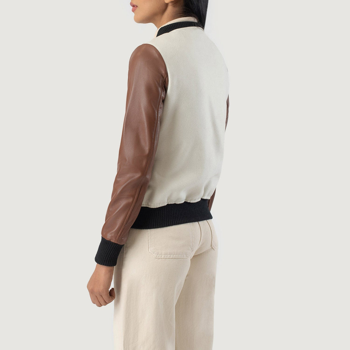 Savant Varsity Giacca in Pelle da Donna – Vista alternativa 5