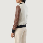Savant Varsity Giacca in Pelle da Donna – Vista alternativa 5