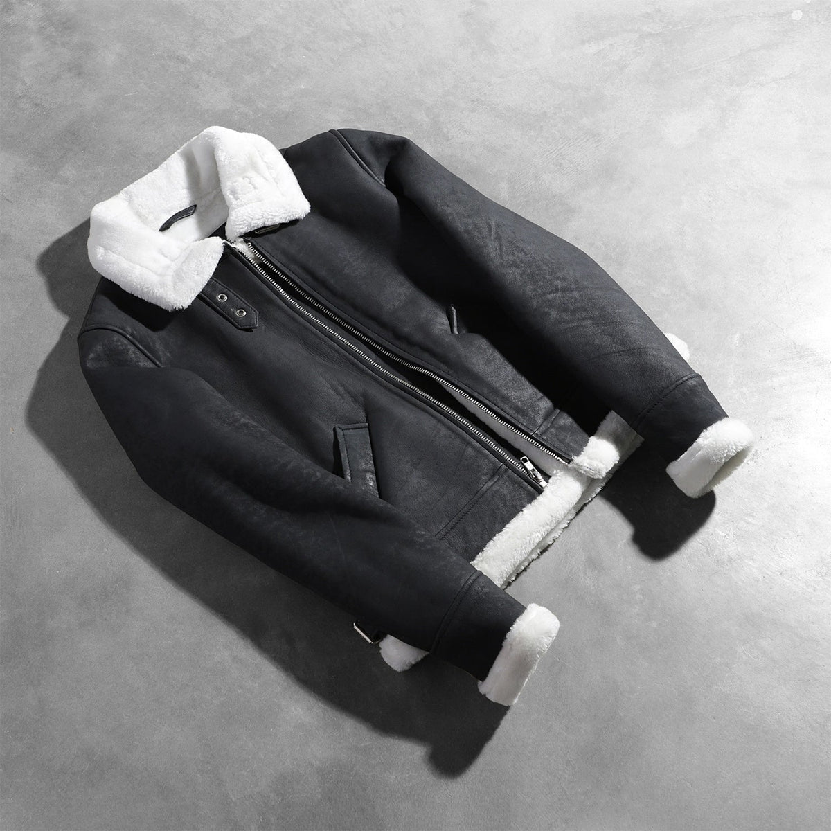 
Sherilyn B-3 Nero Bomber in Pelle da Donna – alternate product view 7