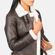 
Sherilyn B-3 Nero Bomber in Pelle da Donna – alternate product view 6