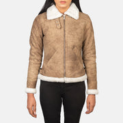 
Sherilyn B-3 Nero Bomber in Pelle da Donna – alternate product view 4