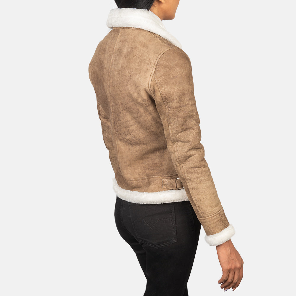 
Sherilyn B-3 Nero Bomber in Pelle da Donna – alternate product view 5