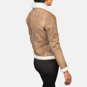 
Sherilyn B-3 Nero Bomber in Pelle da Donna – alternate product view 5